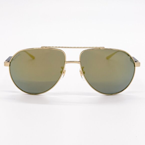 NEW GUCCI GG1311S 002 UNISEX METAL AVIATOR SUNGLASSES - Picture 4 of 13